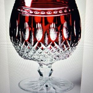 Waterford Clarendon Ruby Brandy glasses